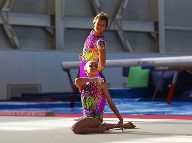 Алматы. Чемпионат города по акробатике