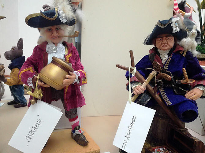 В Алматы прошла выставка кукол