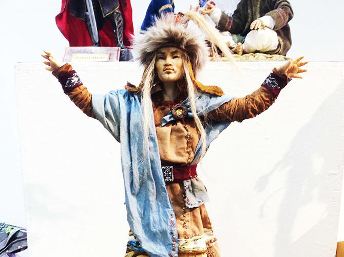 В Алматы прошла выставка кукол