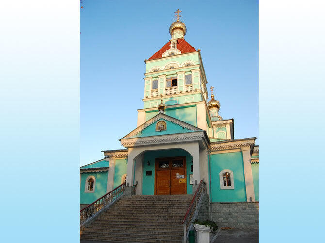 Дома города Верного. Фото: Фото с сайта Никольский Храм, построен в 1908 г.