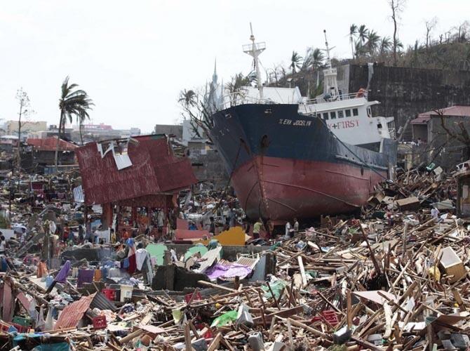 Тайфун Хаян - Филиппины. Фото: Фото с сайта www.bigpicture.ru
