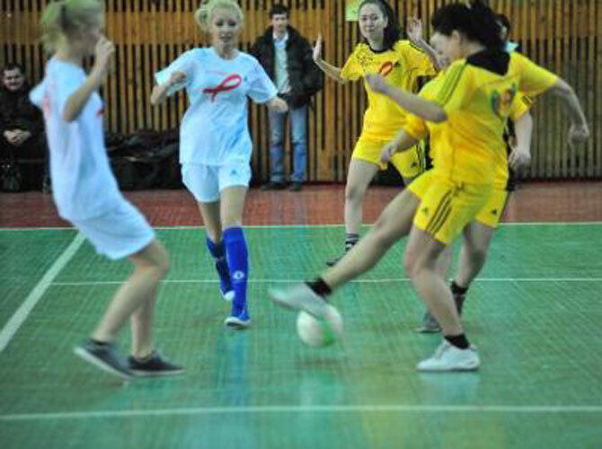 Участницы "Мисс Казахстан - 2013" в спортивных состязаниях