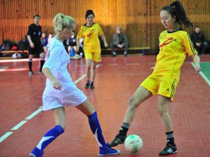 Участницы "Мисс Казахстан - 2013" в спортивных состязаниях