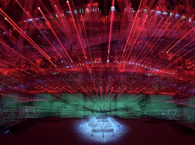 Церемония открытия зимних Олимпийских игр в Сочи 2014. Фото: Фото с сайта www.gazeta.ru