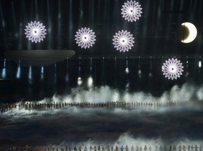 Церемония открытия зимних Олимпийских игр в Сочи 2014. Фото: Фото с сайта www.gazeta.ru