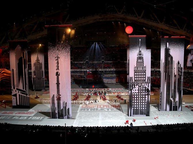 Церемония открытия зимних Олимпийских игр в Сочи 2014. Фото: Фото с сайта www.sochi2014.com