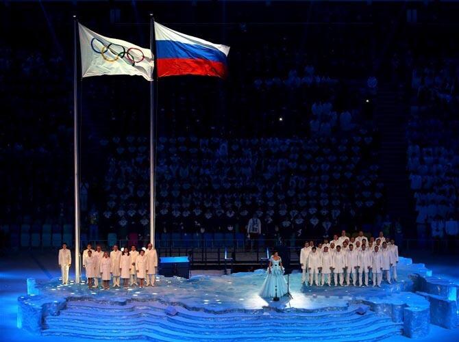 Церемония открытия зимних Олимпийских игр в Сочи 2014. Фото: Фото с сайта www.sochi2014.com