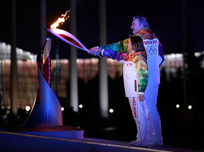 Церемония открытия зимних Олимпийских игр в Сочи 2014