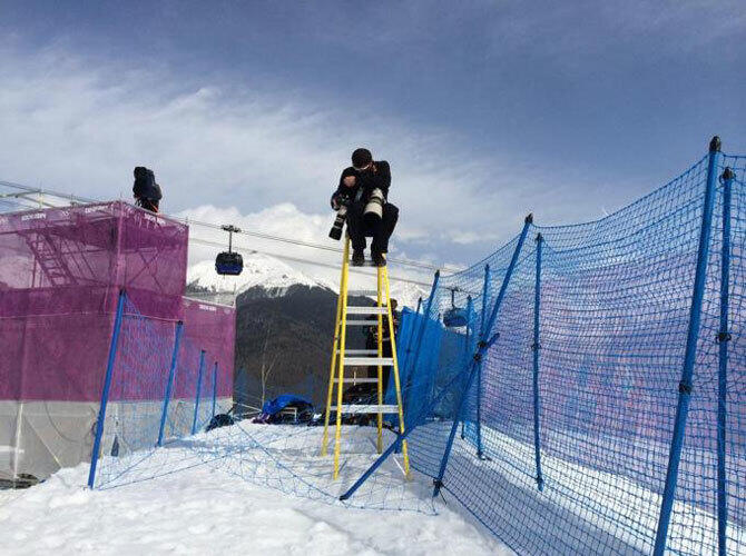 Как работают спортивные фотографы. Фото: Фото с сайта bigpicture.ru