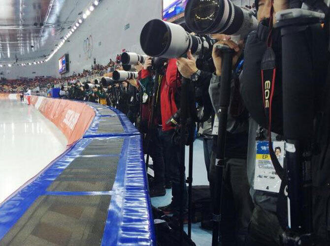 Как работают спортивные фотографы. Фото: Фото с сайта bigpicture.ru