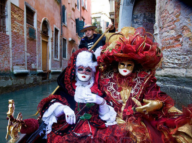 Самые красивые праздники мира. Фото: Венецианский карнавал