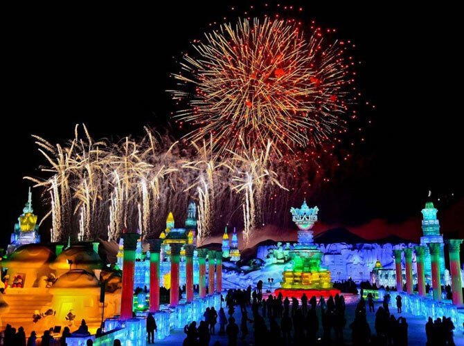 Самые красивые праздники мира. Фото: Фестиваль снега и льда в Харбине