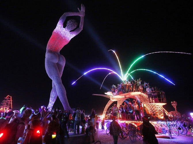 Самые красивые праздники мира. Фото: Фестиваль Burning Man