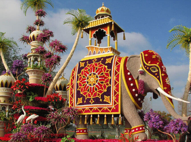 Самые красивые праздники мира. Фото: Фестиваль цветов в Таиланде