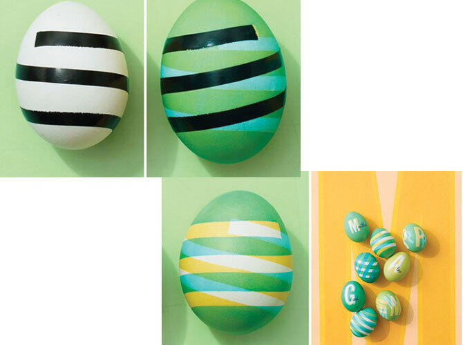 Украшение пасхальных яиц. Фото: Многослойные узоры
