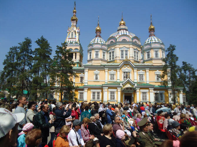 В Алматы фестивалем Пасхальной кухни завершился Пасхальный фестиваль
