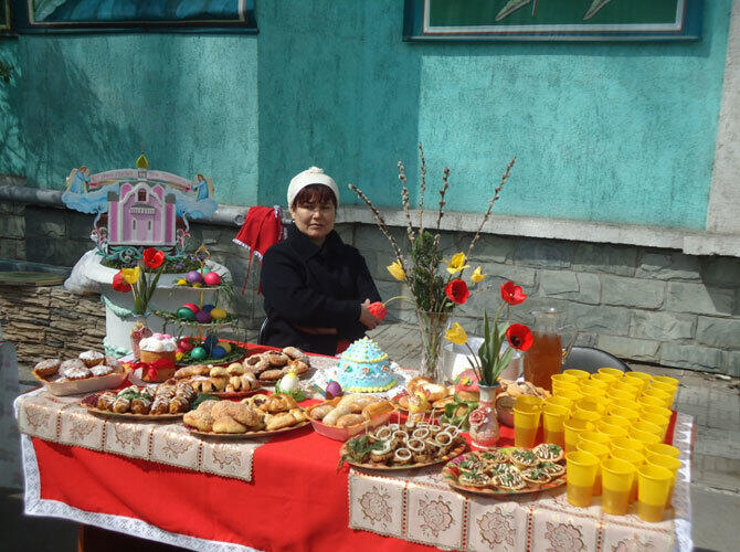 В Алматы фестивалем Пасхальной кухни завершился Пасхальный фестиваль