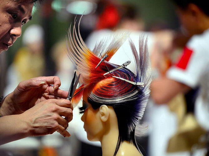 Парикмахерский Кубок Мира OMC Hairworld 2014 в Германии. Фото: Фото с сайта http://bigpicture.ru/