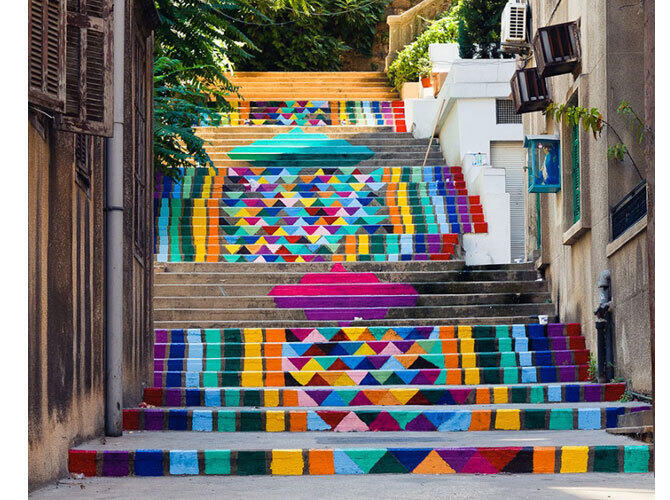 Обворожительные лестницы со всего мира. Фото: Сеул, Южная Корея. Фото с сайта http://www.adme.ru/