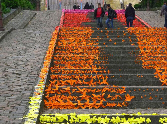 Обворожительные лестницы со всего мира. Фото: Анже, Франция. Фото с сайта http://www.adme.ru/