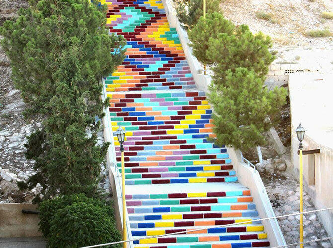 Обворожительные лестницы со всего мира. Фото: Сирия. Фото с сайта http://www.adme.ru/