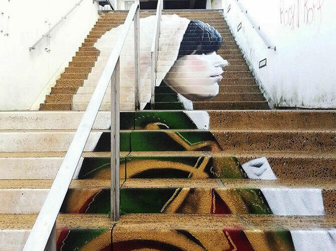 Обворожительные лестницы со всего мира. Фото: Морле, Франция. Фото с сайта http://www.adme.ru/