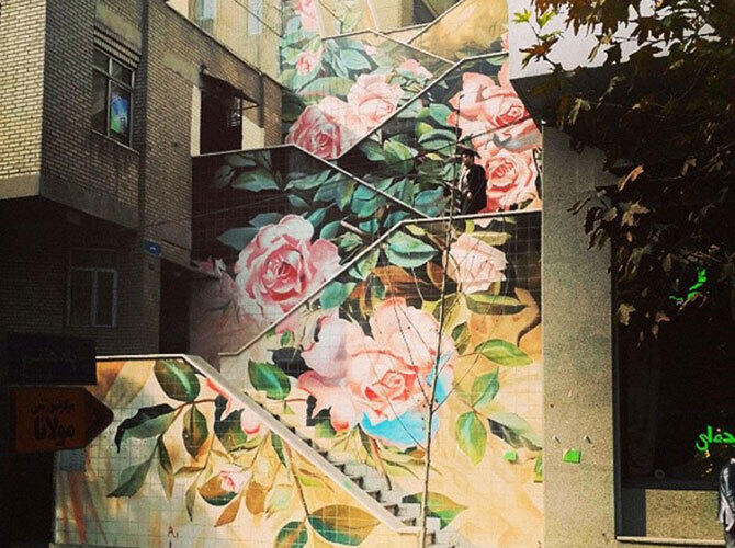 Обворожительные лестницы со всего мира. Фото: Тегеран, Иран. Фото с сайта http://www.adme.ru/