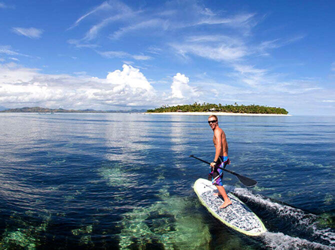 Экстремальная карта мира. Фото: Фиджи - настоящий рай для серферов и путешественников.