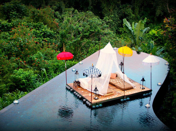 Отели, в которых хочется оказаться прямо сейчас. Фото: Hotel Ubud Hanging Gardens, Индонезия