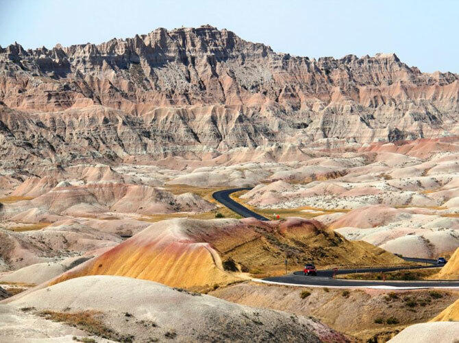 20 сюрреалистичных мест. Фото: Национальный парк Бэдлендс. Южная Дакота, США. Фото с сайта http://www.tripadvisor.ru/