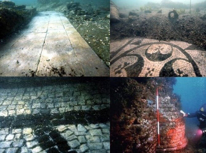 Бухта погибших кораблей. Город Байи (также известный как Кампания) и Портус Юлиус, порт приписки западного Имперского Флота, Неаполитанский залив, Италия. Фото: 4tololo.ru