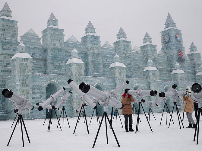 В китайском Харбине прошел 31-й ежегодный международный фестиваль льда и снега - 2015. Фото: Фото с сайта http://bigpicture.ru/