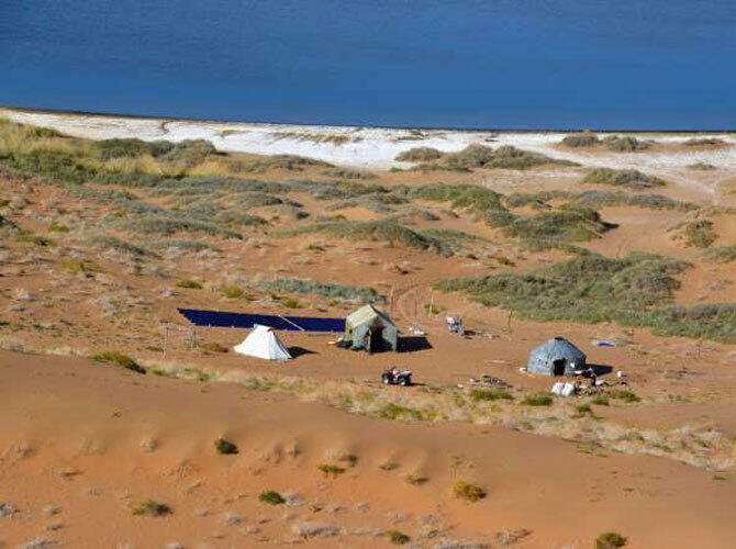 Самые удивительные пустыни мира. Фото: Бадын-Джаран, Китай. Фото с сайта http://www.msn.com/