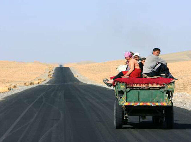 Самые удивительные пустыни мира. Фото: Такла-Макан, Китай. Фото с сайта http://www.msn.com/