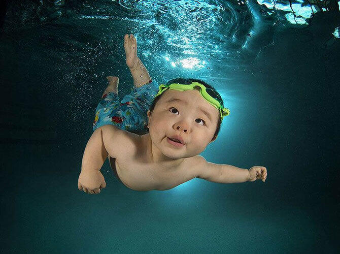 Очаровательный фотопроект: детки под водой. Фото: Фото с сайта http://bigpicture.ru/