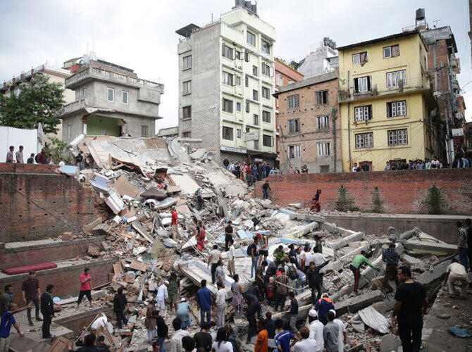 Разрушительное землетрясение в Непале. Фото: expert.ru