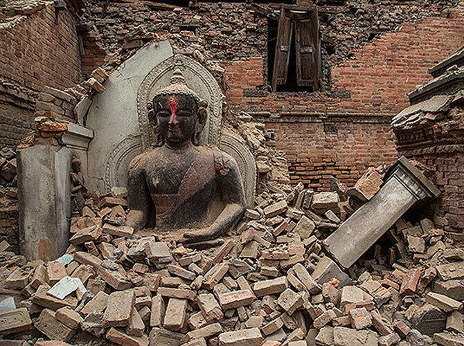 Разрушительное землетрясение в Непале. Фото: www.spletnik.ru