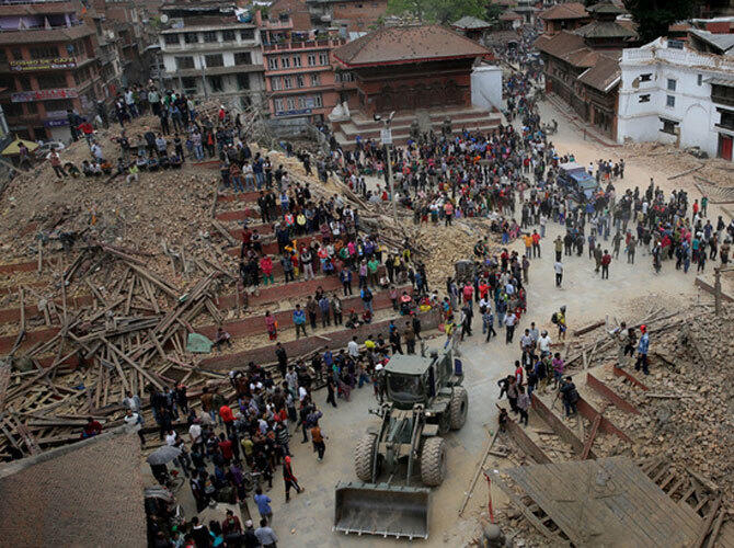 Разрушительное землетрясение в Непале. Фото: www.vesti.ru