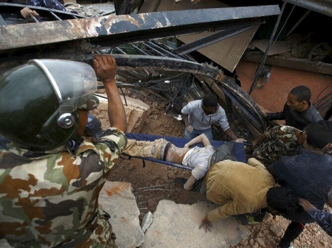Разрушительное землетрясение в Непале. Фото: www.trust.ua