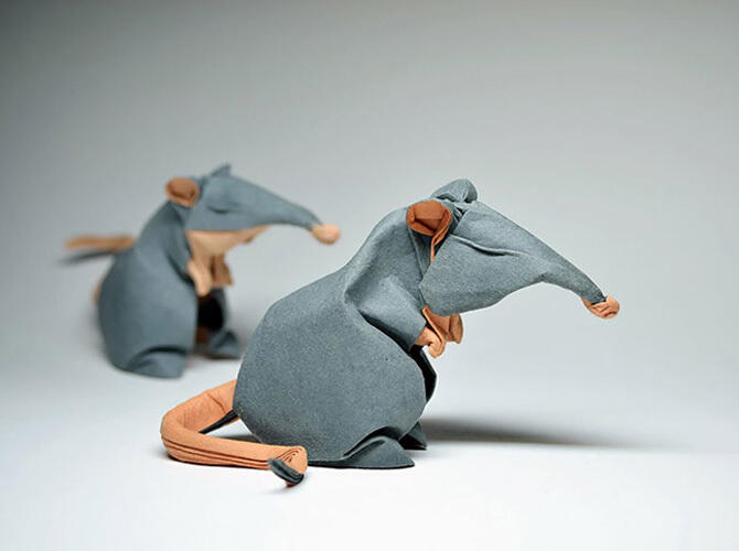 Сыровато: оригами от Хоанга Тьен Куета. Фото: Фото с сайта http://bigpicture.ru/