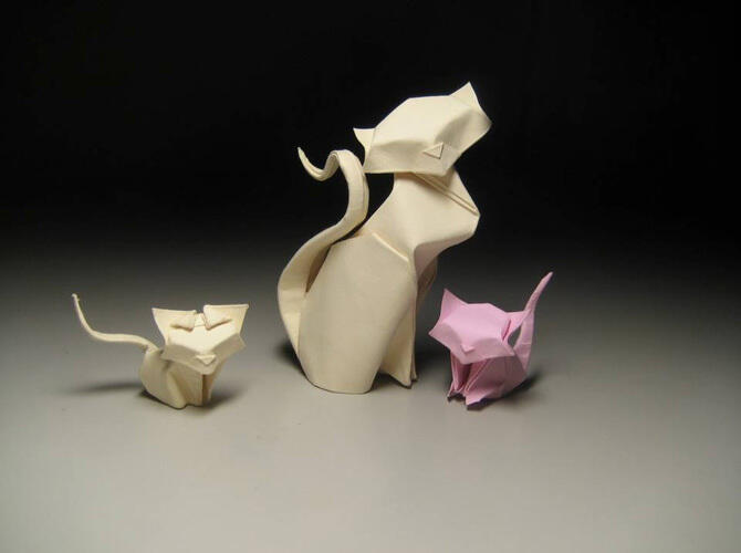 Сыровато: оригами от Хоанга Тьен Куета
