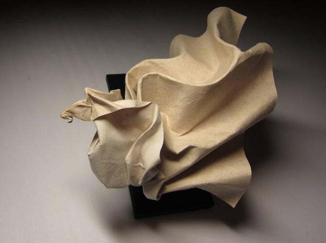 Сыровато: оригами от Хоанга Тьен Куета