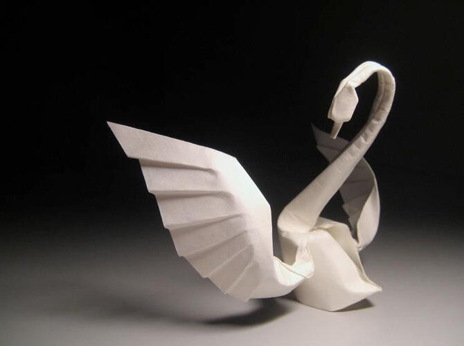 Сыровато: оригами от Хоанга Тьен Куета. Фото: Фото с сайта http://bigpicture.ru/