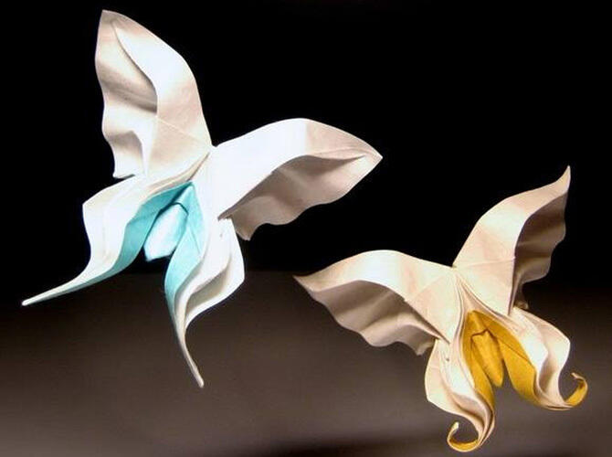 Сыровато: оригами от Хоанга Тьен Куета