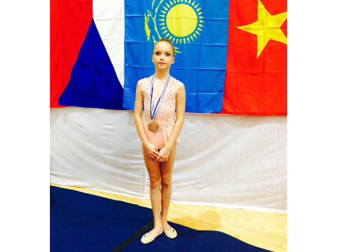 Казахстанские гимнастки успешно выступают на международных соревнованиях