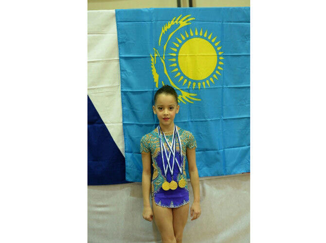 Казахстанские гимнастки успешно выступают на международных соревнованиях