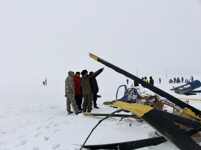 Поисково-спасательные работы пропавшего вертолета MD-600