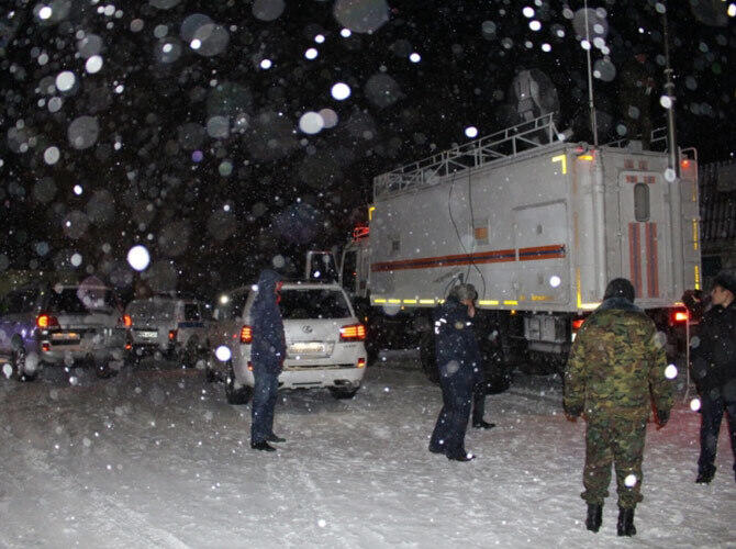 Поисково-спасательные работы пропавшего вертолета MD-600