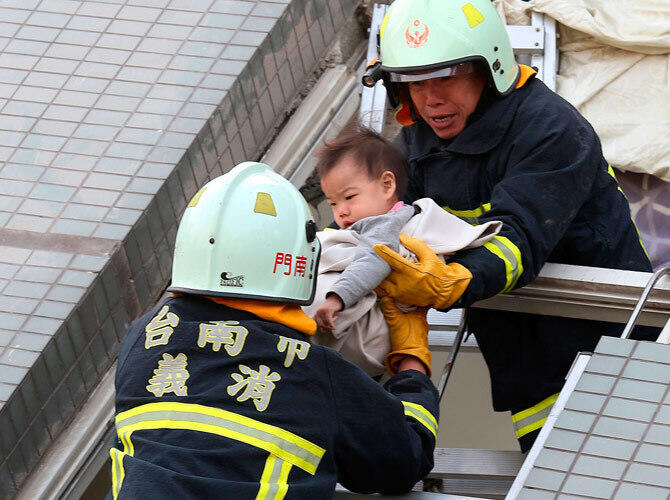 Последствия землетрясения на Тайване. Фото: Фото с сайта http://www.gazeta.ru/