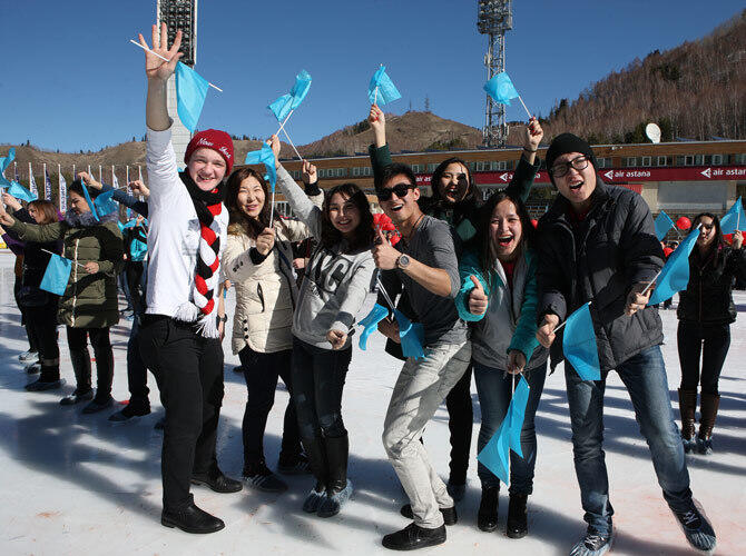 В Алматы прошел флешмоб под хэштэгом ПочемуЯлюблюКазахстан